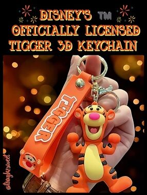 🆕DISNEY'S OFFICIALLY LICENSED TIGGER  KEYCHAIN *PRICE IS FIRM*